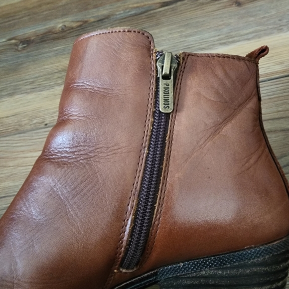 Pikolinos Baqueira Western Ankle Cowboy Boots Womens 38 7.5 - 8 Brown - Picture 11 of 15